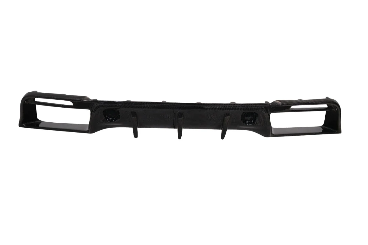 Ford Mustang (2018-2023) Carbon Fiber Grid Rear Diffuser