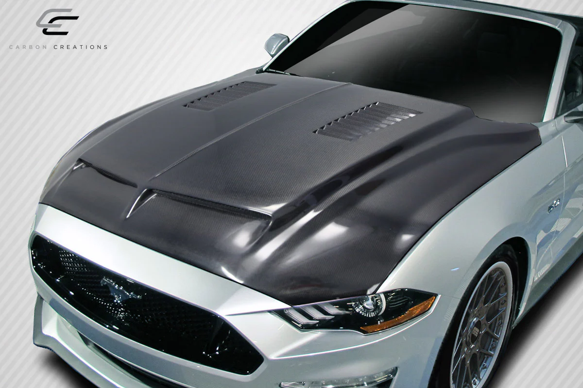 Ford Mustang (2018-2023) Carbon Fiber GT500 Hood - Image 6