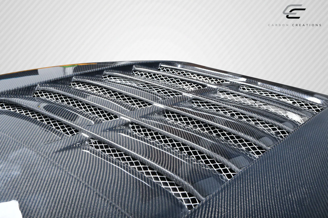 Ford Mustang (2018-2023) Carbon Fiber GT500 V2 Hood - Image 5
