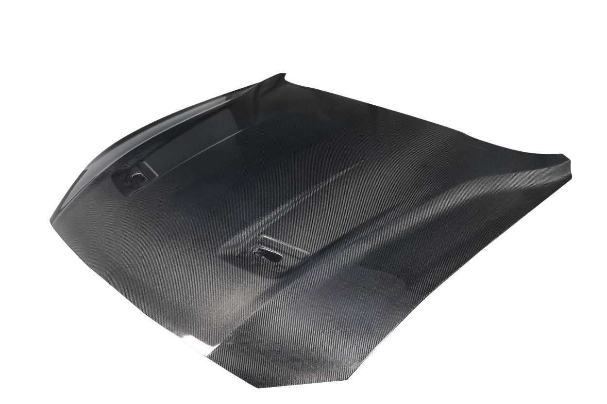 Ford Mustang (2018-2023) Carbon Fiber OEM Look Hood - Image 2
