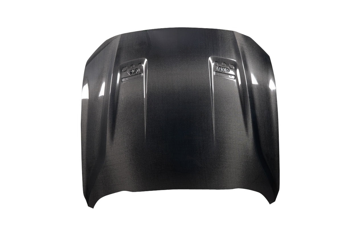 Ford Mustang (2018-2023) Carbon Fiber OEM Look Hood - Image 3