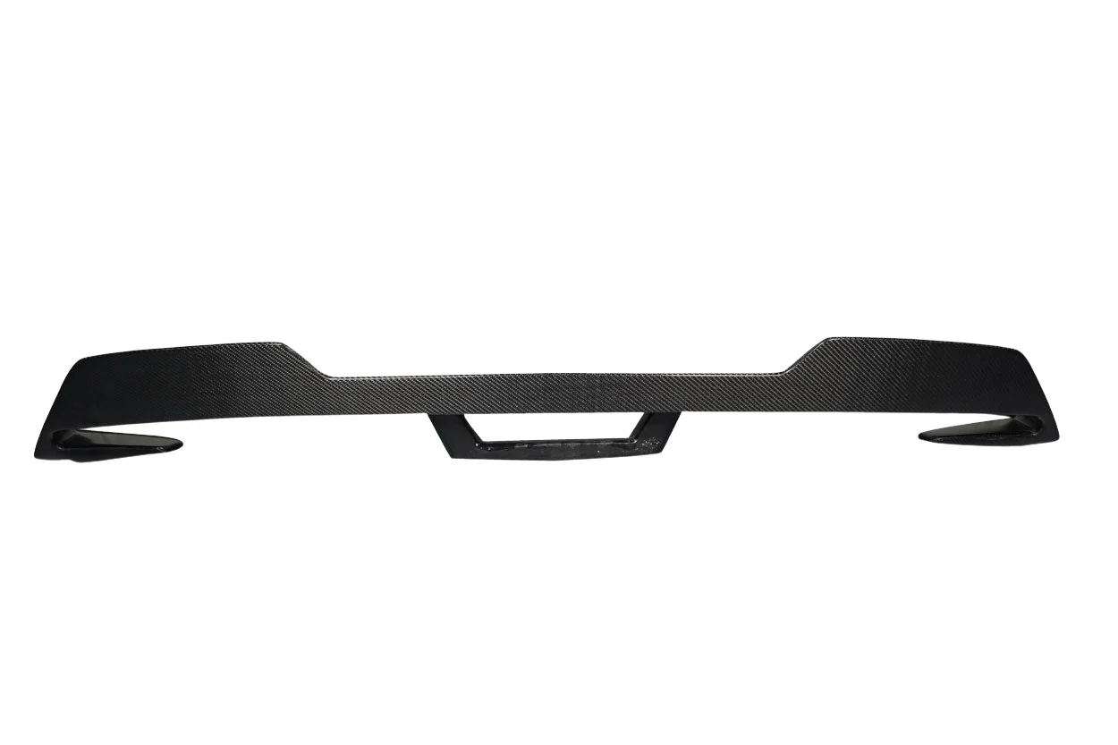 Ford Mustang Coupe (2015-2023) Carbon Fiber Performance PP1 Wicker Rear Wing Spoiler - Image 4