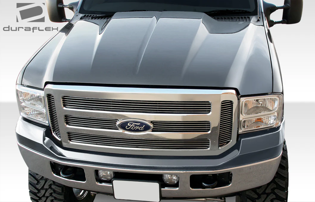 Ford Super Duty F-250 / F-350 / F-450 / F-550 (1999-2007) Cowl Hood - Image 8