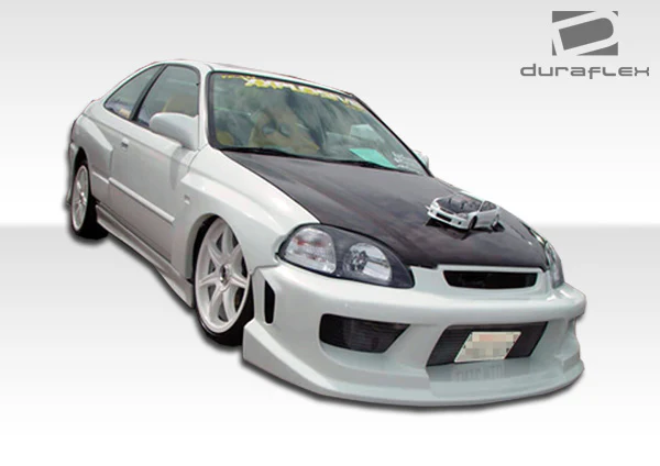 Honda Civic (1996-2000) M3 Look Side Skirts Rocker Panels - Image 6