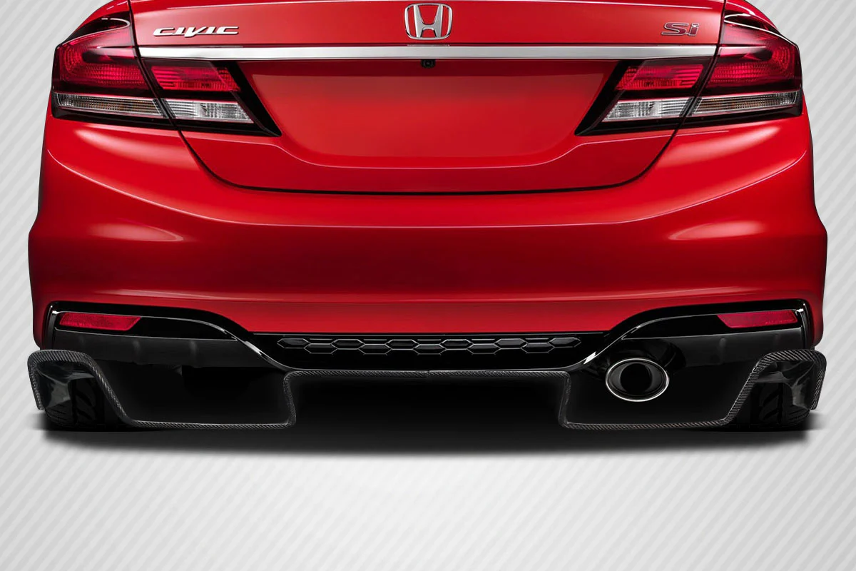 Honda Civic (2006-2015) Carbon Fiber Velocity Rear Diffuser