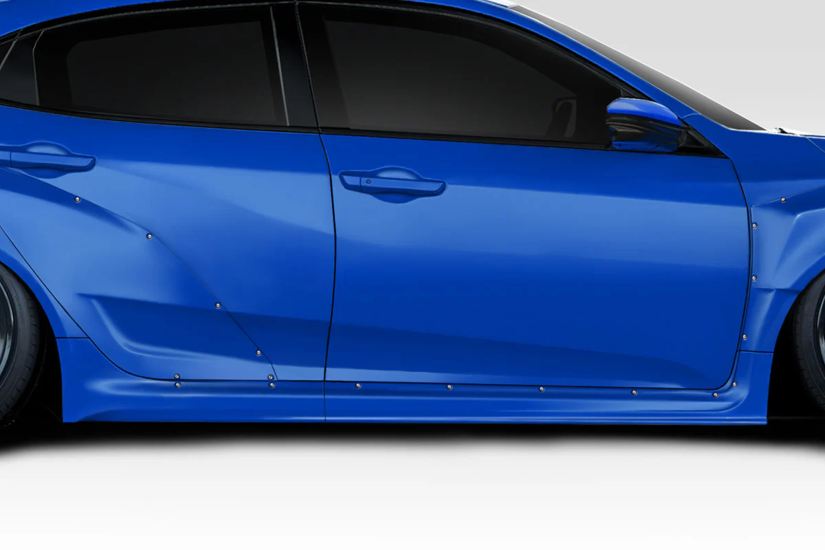 Honda Civic Hatchback (2016-2021) Speedster Widebody Side Skirt Rocker Panels - Image 10