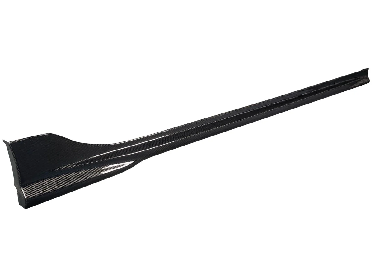 Honda Civic Hatchback (2022-2024) Carbon Fiber Merella Side Skirt Rocker Panels - Image 2