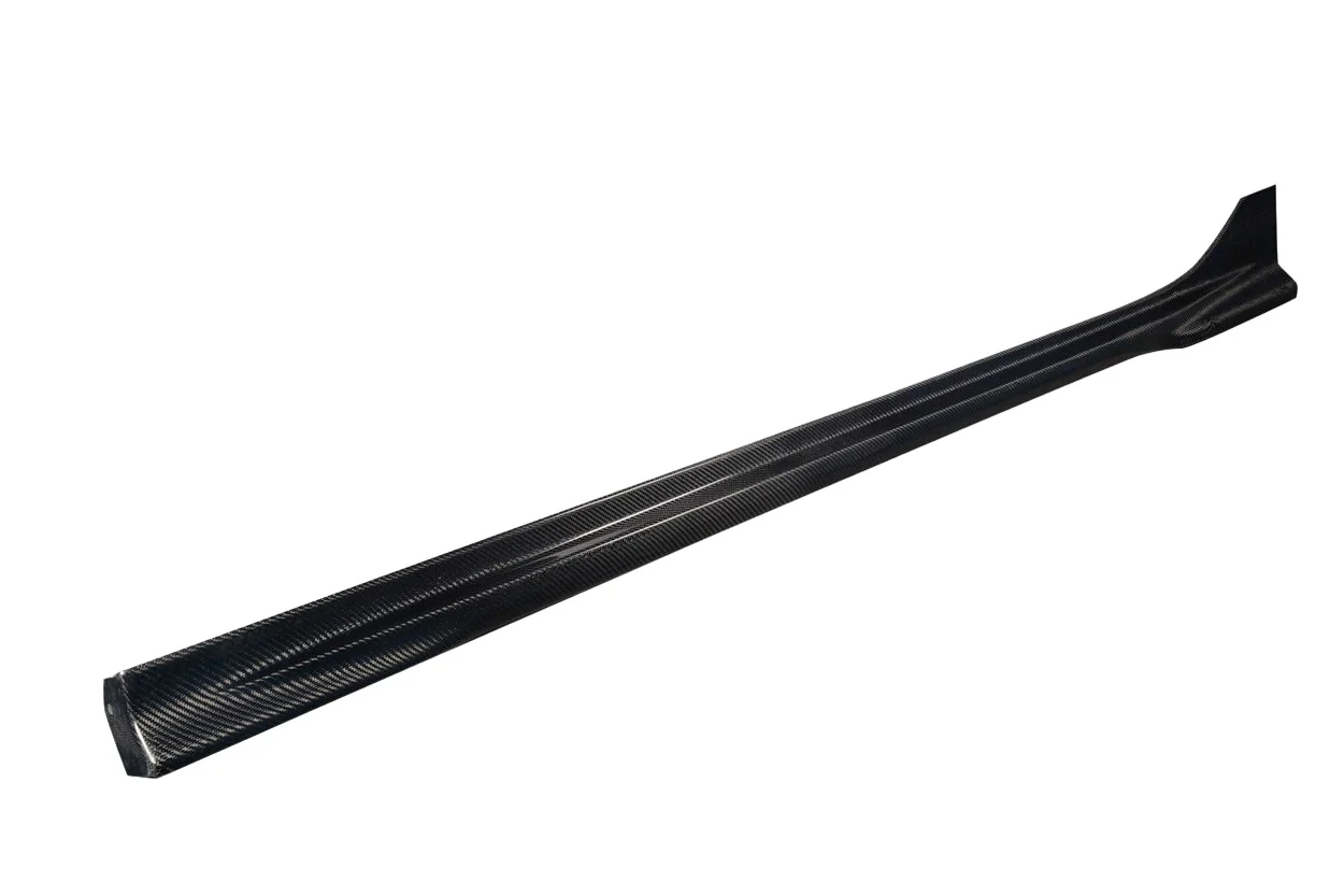 Honda Civic Hatchback (2022-2024) Carbon Fiber Merella Side Skirt Rocker Panels - Image 4