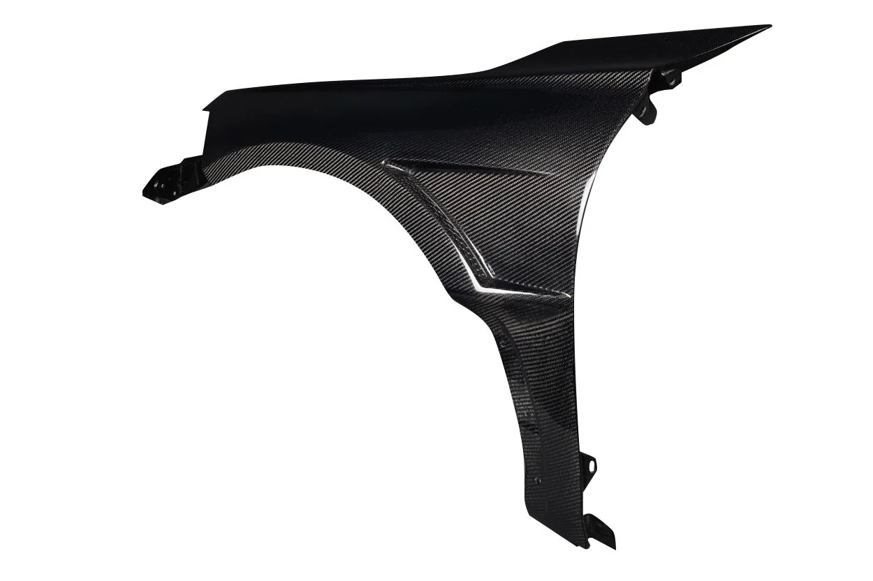 Honda Civic Type R (2023) Carbon Fiber Akora Front Fenders - Image 4