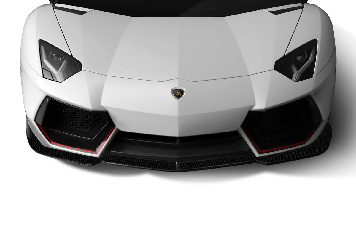 Lamborghini Aventador LP 700 (2011-2017) Carbon Fiber AF-1 Front Aero Splitters - Image 6