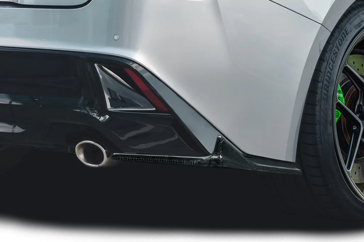 Lexus IS 300 / IS 350 (2021-2023) Carbon Fiber Geisha Rear Lip Add-Ons - Image 7