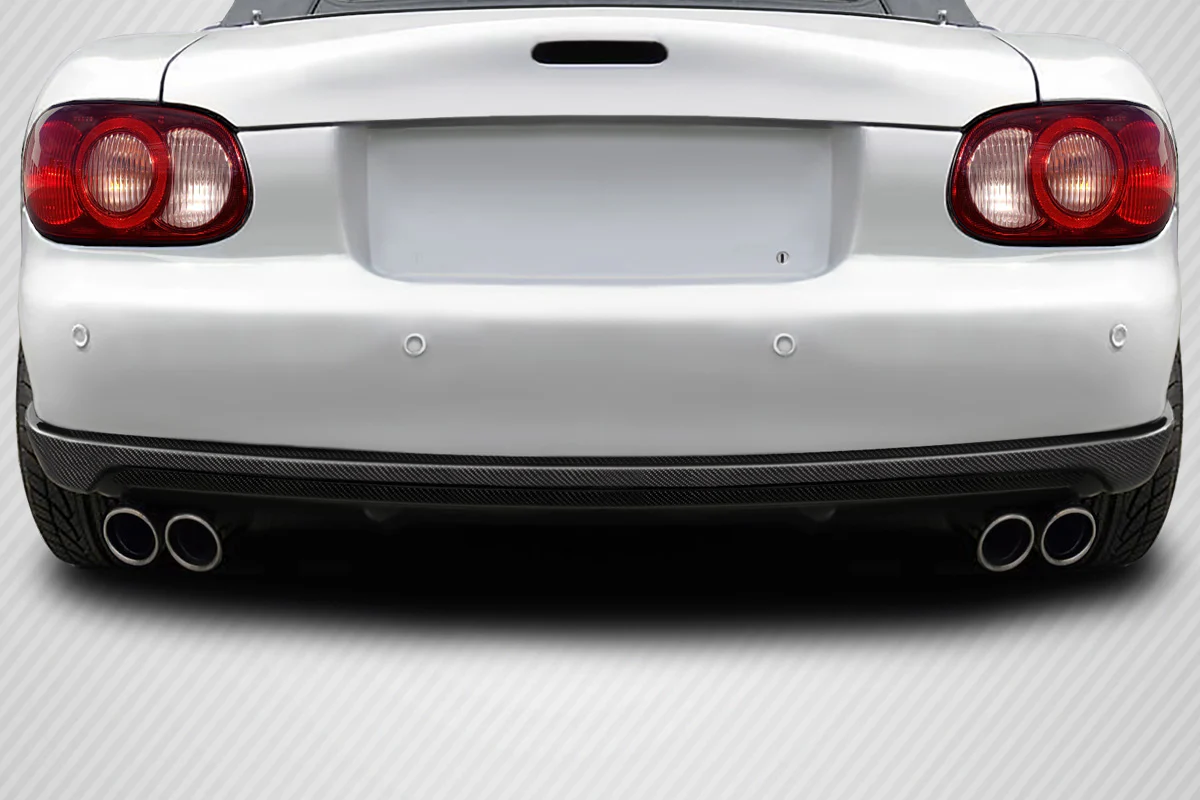 Mazda Miata (1999-2005) Carbon Fiber Mazdaspeed Look Rear Diffuser - Image 5