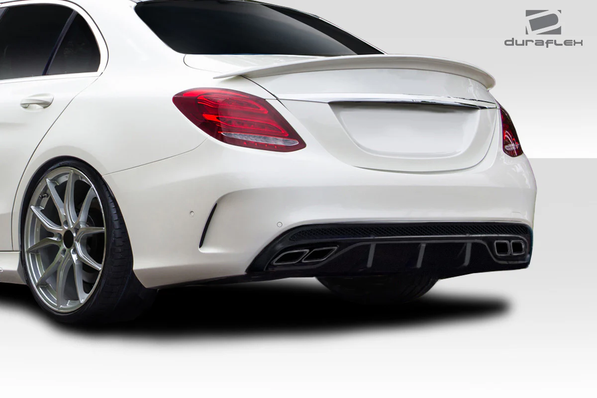 Mercedes C-Class W205 (2015-2021) C63 Look Rear Diffuser - Image 9
