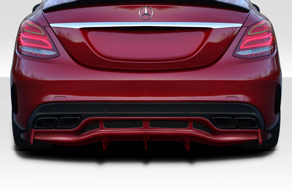 Mercedes C-Class W205 (2015-2021) Weaver Sport Rear Diffuser - Image 7