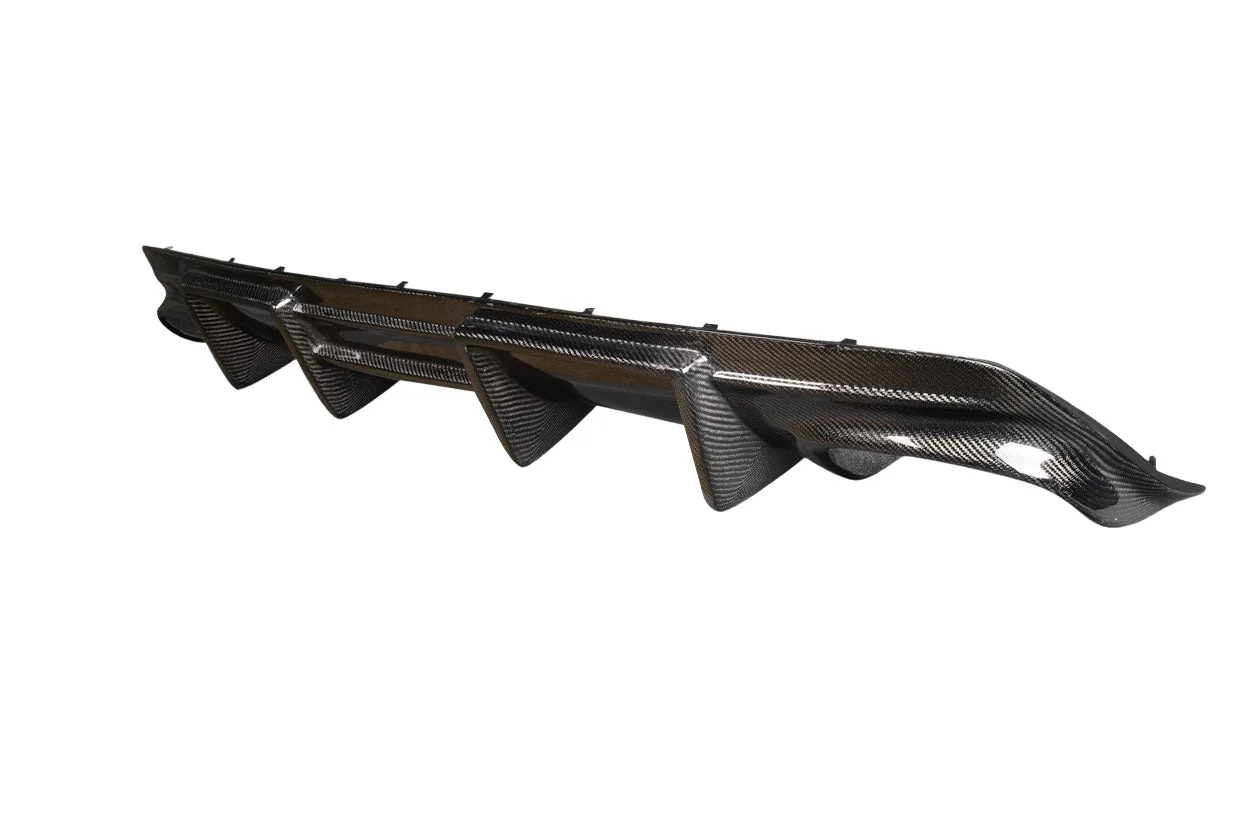 Mercedes CLA-Class (2014-2016) Carbon Fiber Zex Rear Diffuser - Image 4