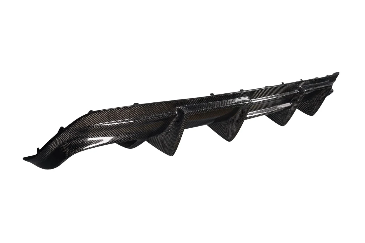 Mercedes CLA-Class (2014-2016) Carbon Fiber Zex Rear Diffuser - Image 5