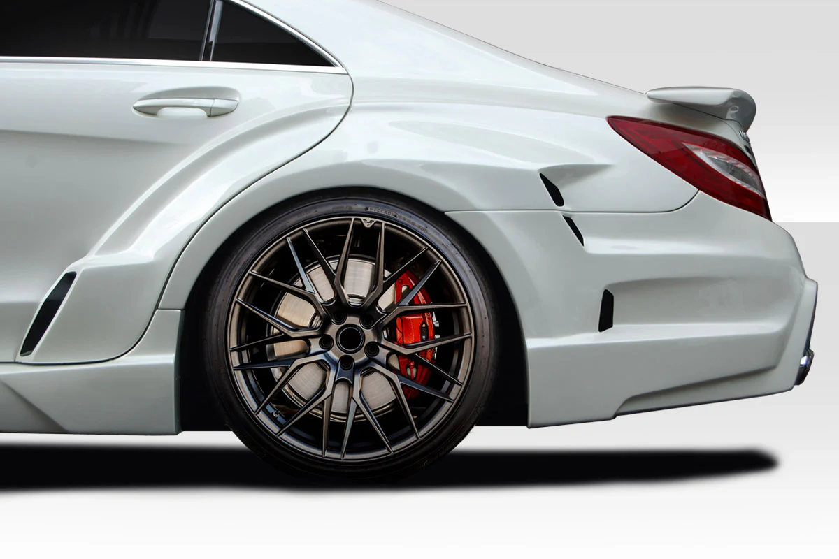Mercedes CLS-Class W218 (2012-2018) Vector Wide Body Rear Fender Flare Add Ons - Image 8