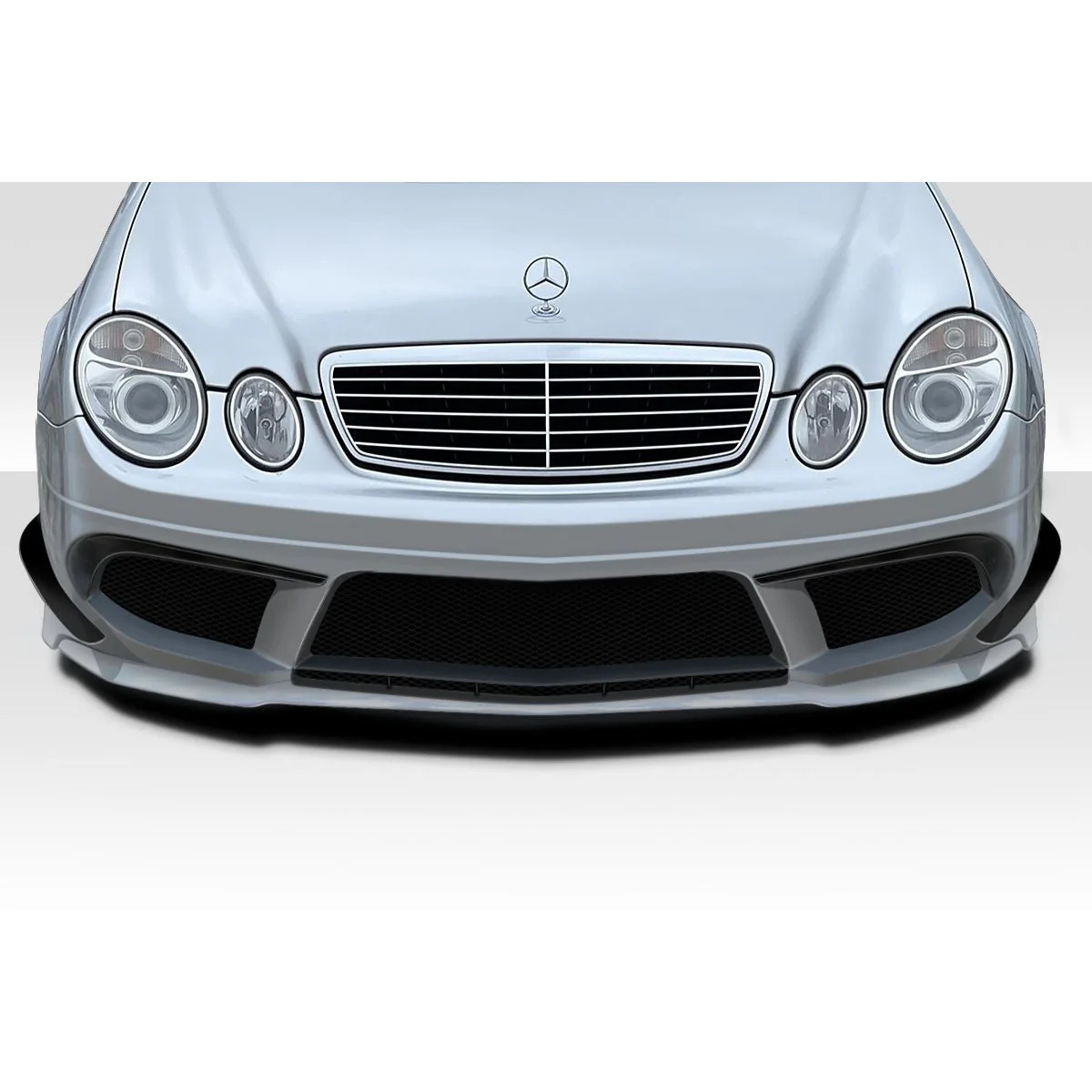 Mercedes E-Class W211 (2003-2006) Black Series Look Front Bumper - Image 4