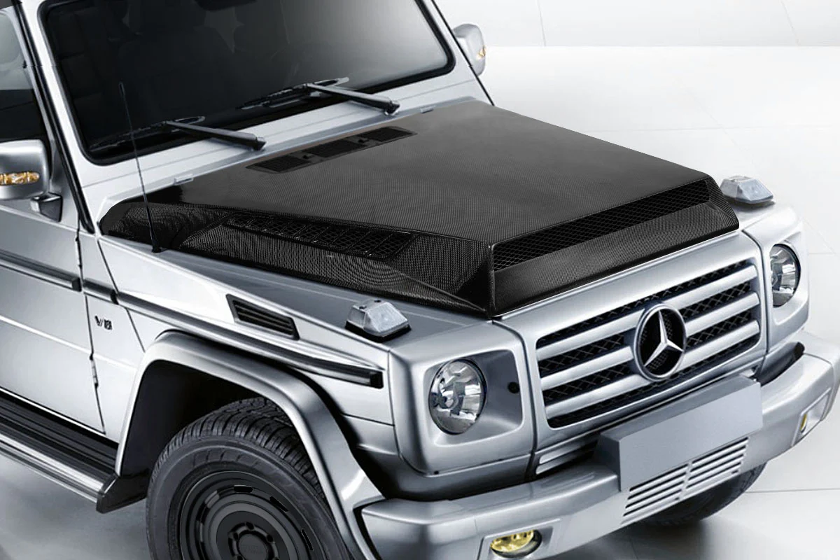 Mercedes G-Class (2000-2018) Carbon Fiber Behemoth Hood - Image 11