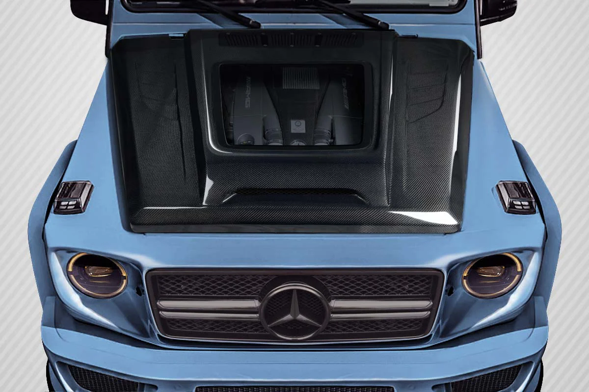 Mercedes G-Class (2000-2018) Carbon Fiber Window Hood - Image 8