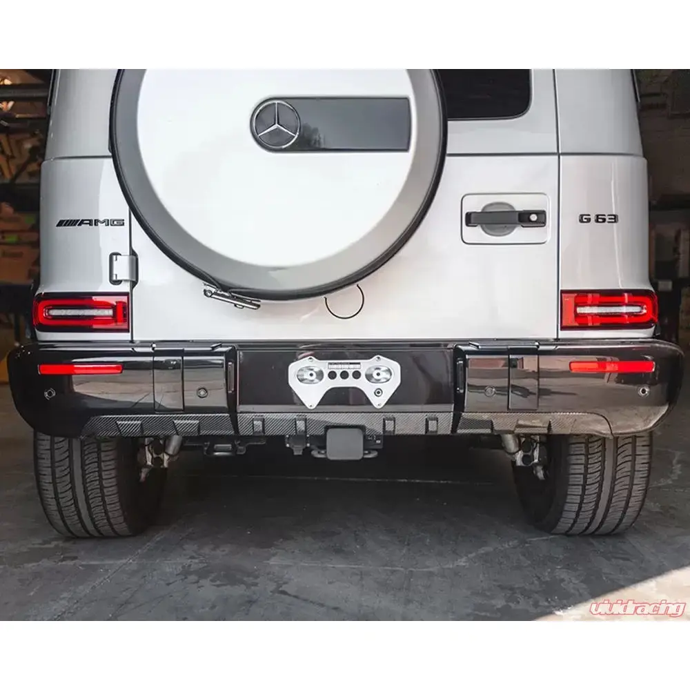 Mercedes G63 Carbon Fiber Rear Diffuser (Gloss Finish) - Image 9