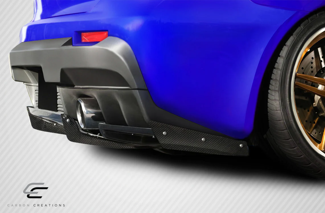 Mitsubishi Evolution X (2008-2015) Carbon Fiber VR-S Rear Diffuser - Image 4