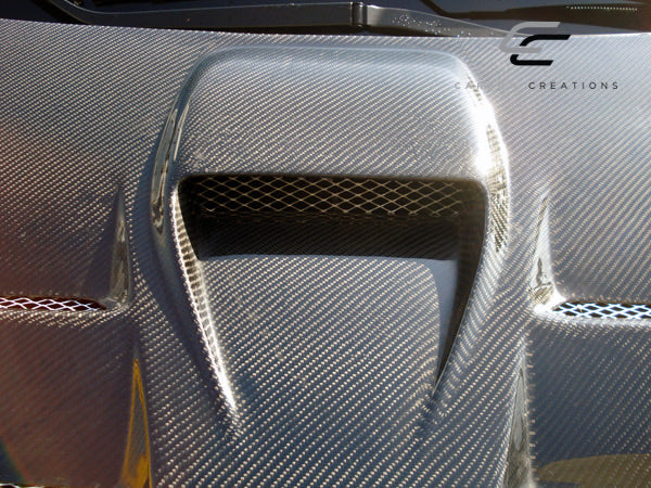 Mitsubishi Evolution X (2008-2017) Carbon Fiber Dritech GT Concept Hood - Image 3
