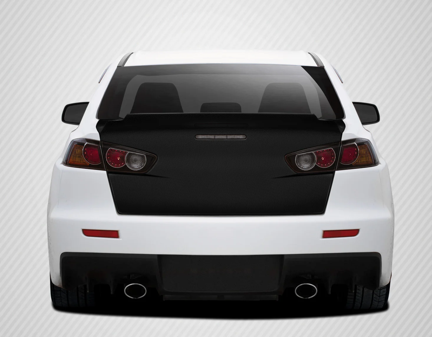 Mitsubishi Evolution X (2008-2017) Carbon Fiber GT Concept Trunk - Image 5