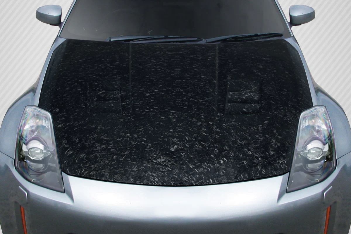 Nissan 350Z Z33 (2003-2006) Carbon Fiber AeroForge Dritech JGTC Hood - Image 5