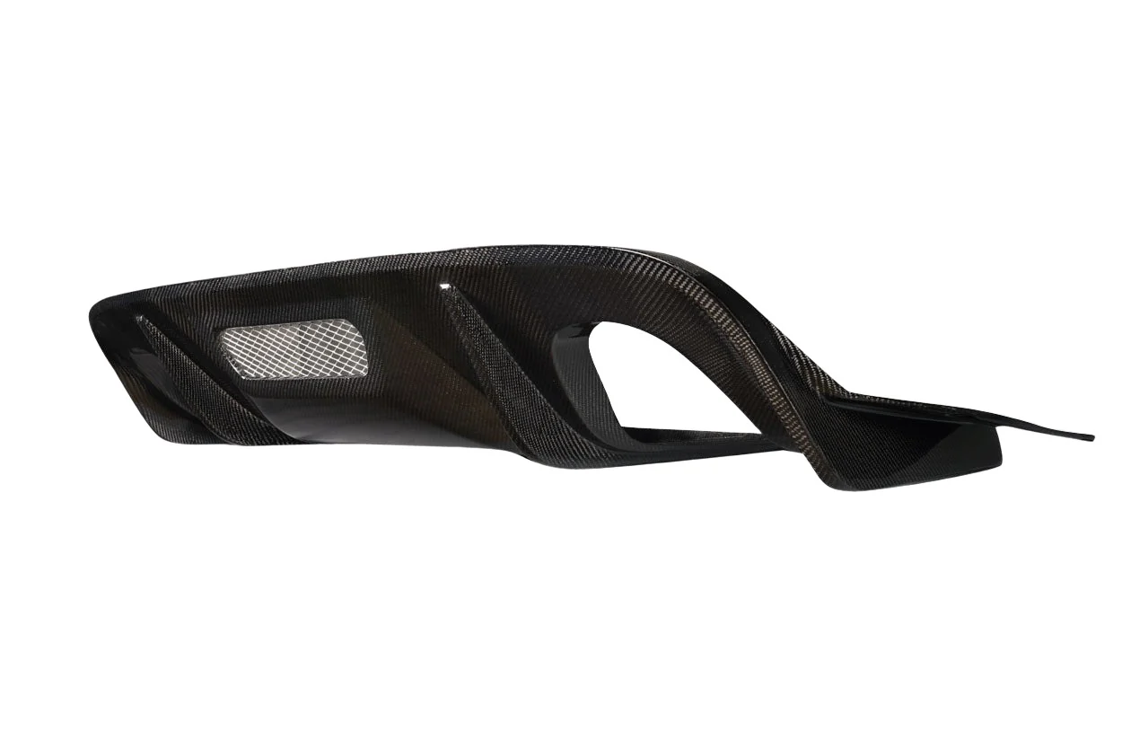 Nissan 370Z Z34 (2009-2020) Carbon Fiber Zenith Rear Diffuser - Image 5