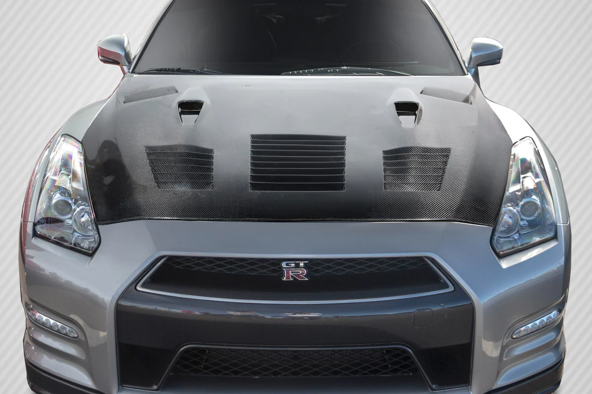 Nissan GT-R R35 (2009-2016) Carbon Fiber GT2 Hood - Image 9