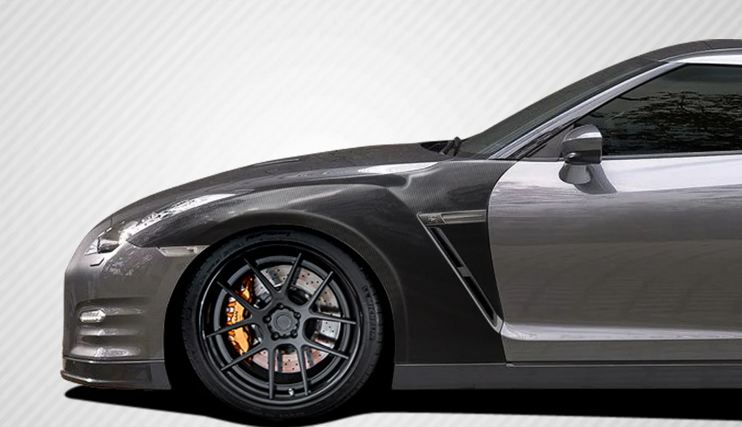 Nissan GT-R R35 (2009-2021) Carbon Fiber OEM Look Fenders - Image 6
