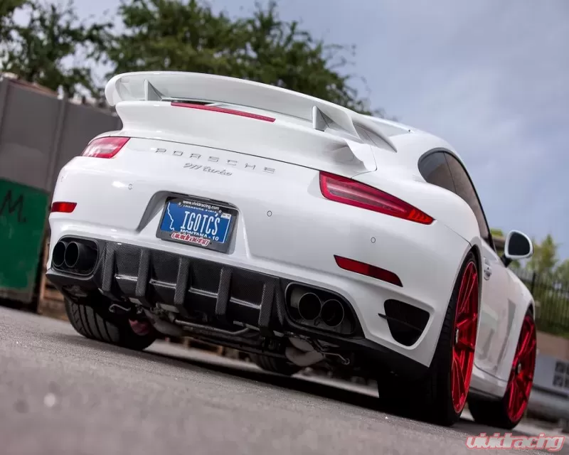 Porsche 991 Turbo Carbon Fiber Rear Diffuser - Image 10