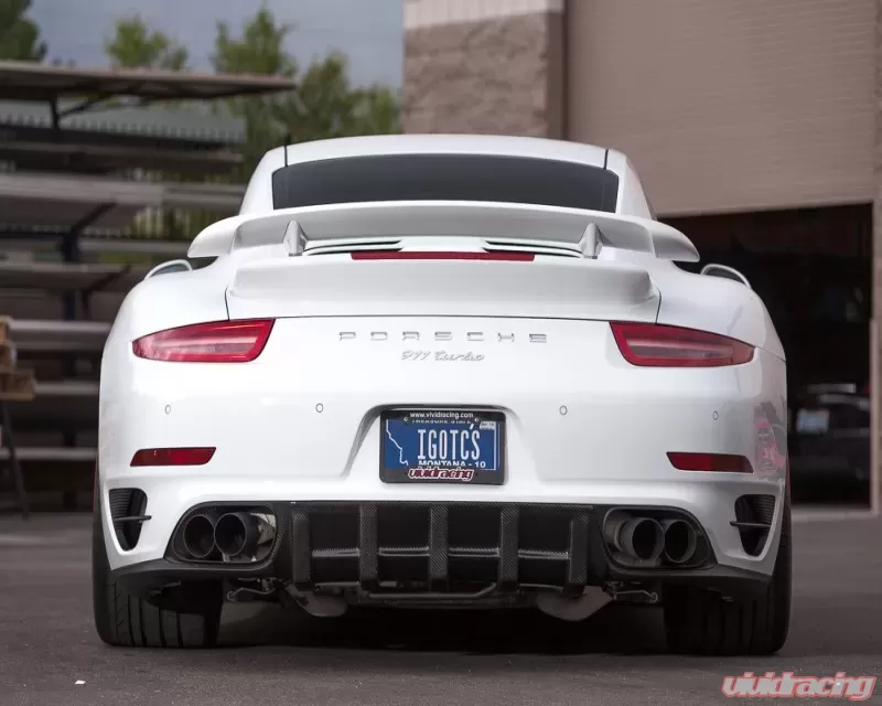 Porsche 991 Turbo Carbon Fiber Rear Diffuser - Image 12