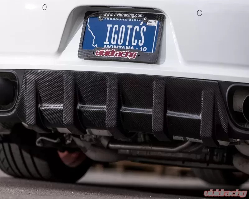 Porsche 991 Turbo Carbon Fiber Rear Diffuser - Image 8