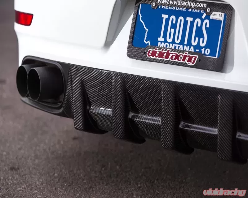 Porsche 991 Turbo Carbon Fiber Rear Diffuser - Image 9