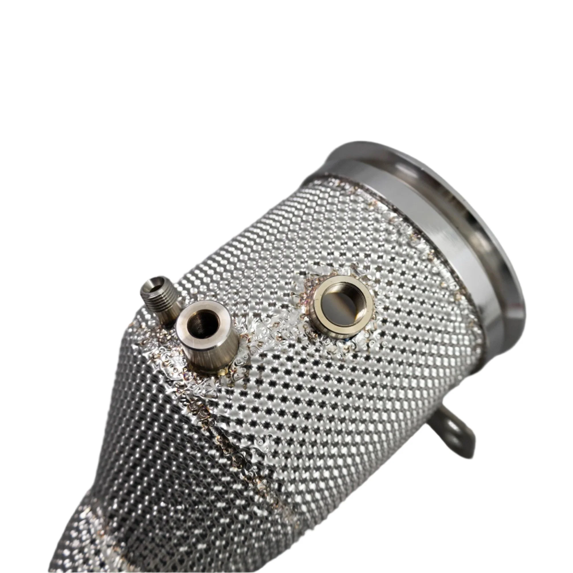Porsche 992 304SS Catted Downpipe with Heat Shield - Image 4