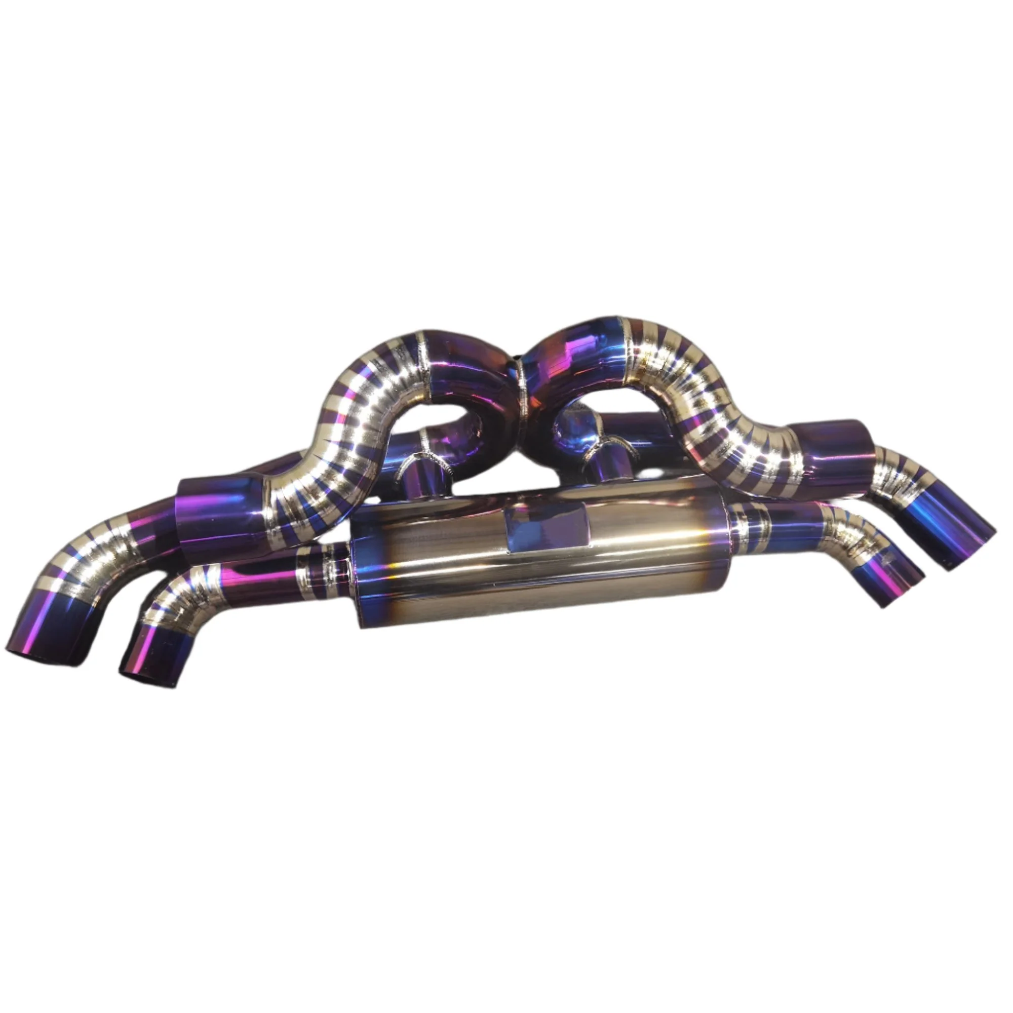 Porsche 992 Titanium Alloy Catback Exhaust with Valve - Image 2