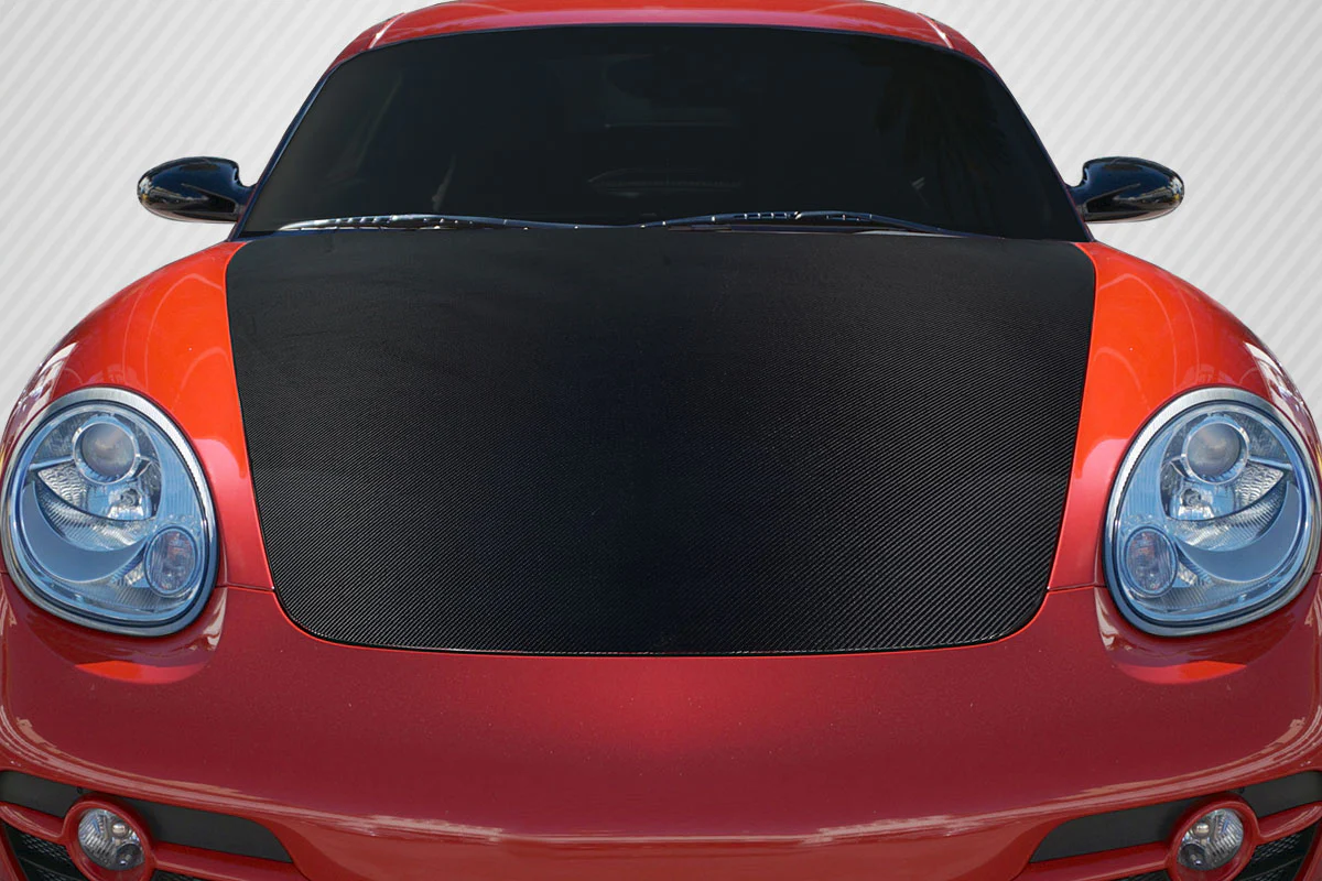 Porsche 997 / Boxster / Cayman / Carbon Fiber OEM Look Hood - Image 5