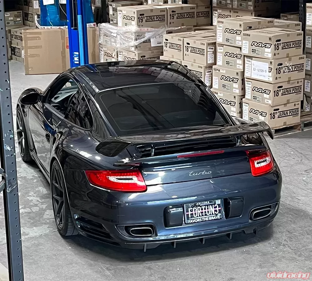 Porsche 997 TT Carbon Fiber GT2 Style Rear Wing - Image 8