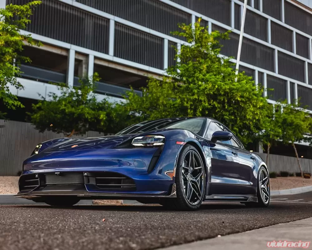 Porsche Taycan Turbo / Turbo S Carbon Fiber Front Lip - Image 11