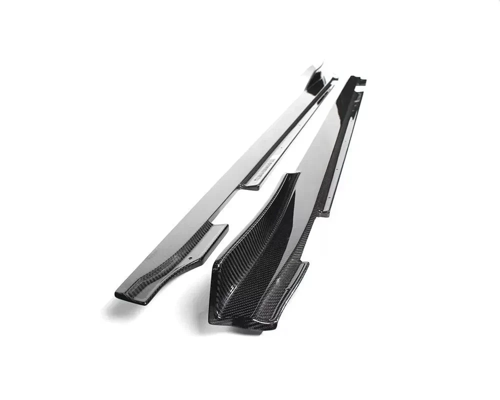 Porsche Taycan Turbo / Turbo S Carbon Fiber Side Skirts - Image 3