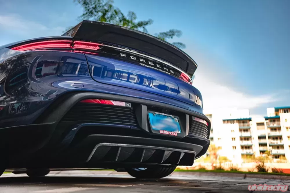 Porsche Taycan Turbo / Turbo S Carbon Fiber Trunk Spoiler - Image 7
