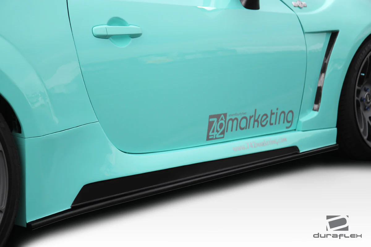 Scion FR-S / Toyota 86 / Subaru BRZ (2013-2020) 86-R Side Skirts Rocker Panels - Image 6