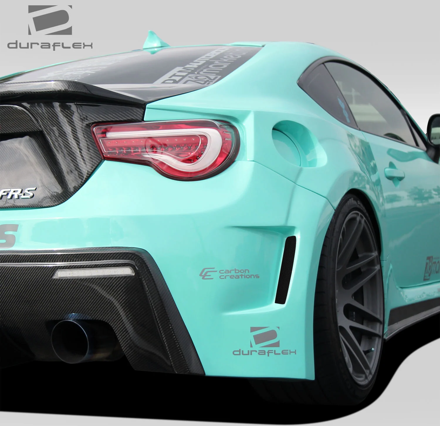 Scion FR-S / Toyota 86 / Subaru BRZ (2013-2020) 86-R Wide Body Rear Fenders - Image 8
