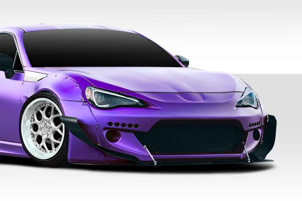 Scion FR-S / Toyota 86 / Subaru BRZ (2013-2020) GT500 V2 Canards - Image 7