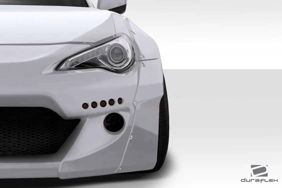 Scion FR-S / Toyota 86 / Subaru BRZ (2013-2020) GT500 V2 Front Fender Flares - Image 4