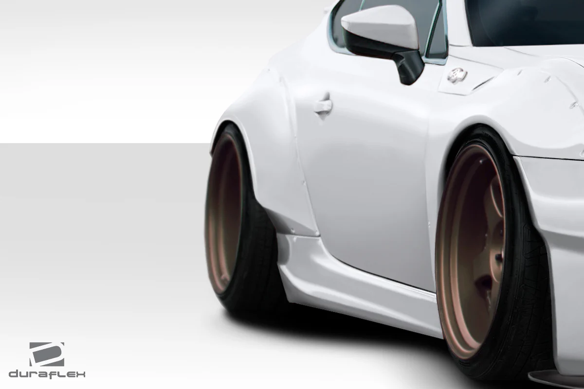 Scion FR-S / Toyota 86 / Subaru BRZ (2013-2020) GT500 V2 Rear Fender Flares - Image 4