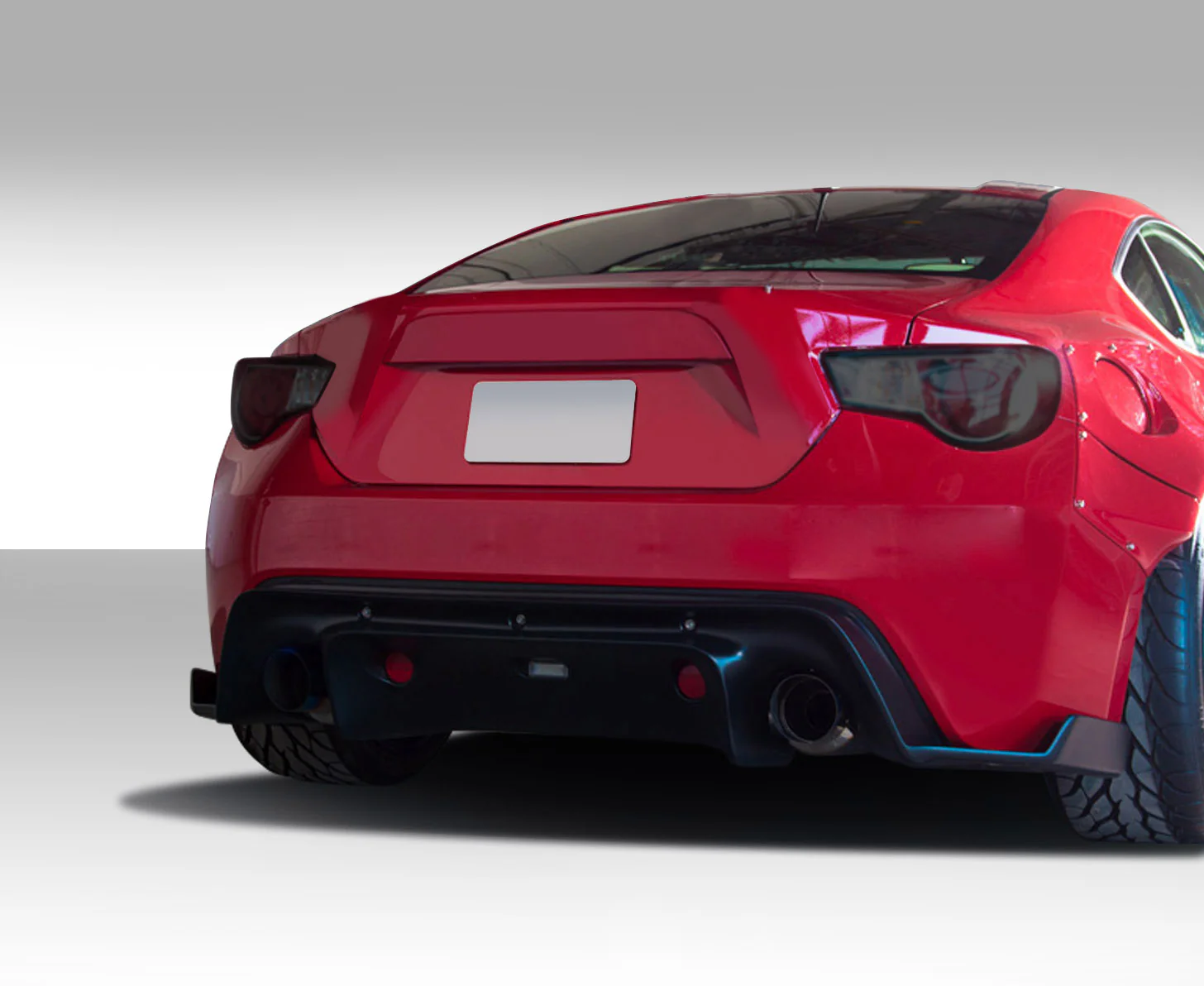 Scion FR-S / Toyota 86 / Subaru BRZ (2013-2020) GT500 Wide Body Rear Diffuser - Image 4