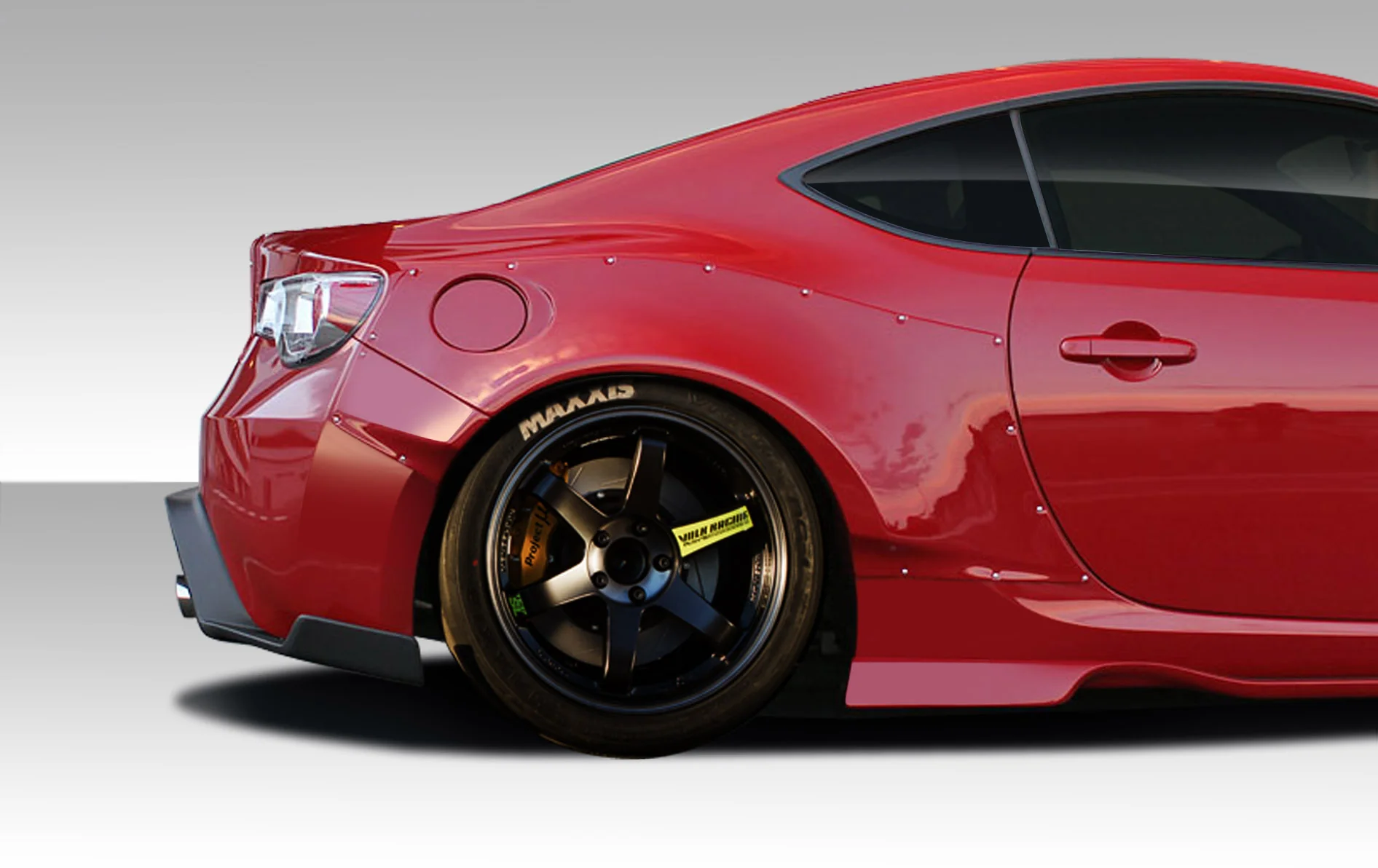 Scion FR-S / Toyota 86 / Subaru BRZ (2013-2020) GT500 Wide Body Rear Fenders - Image 7